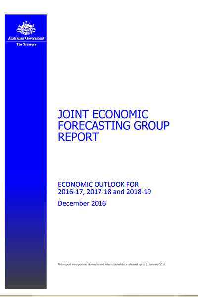 Joint Economic Forecasting Group Report - December 2016