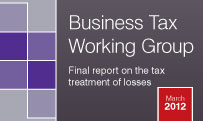 Business Tax Working Group final report cover
